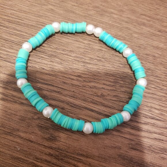 Turquoise mermaid bracelet - Picture 4 of 4